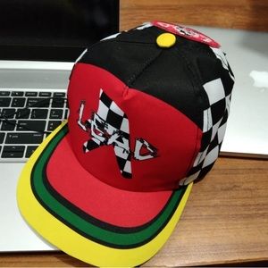 CHECKERED RACING CAP